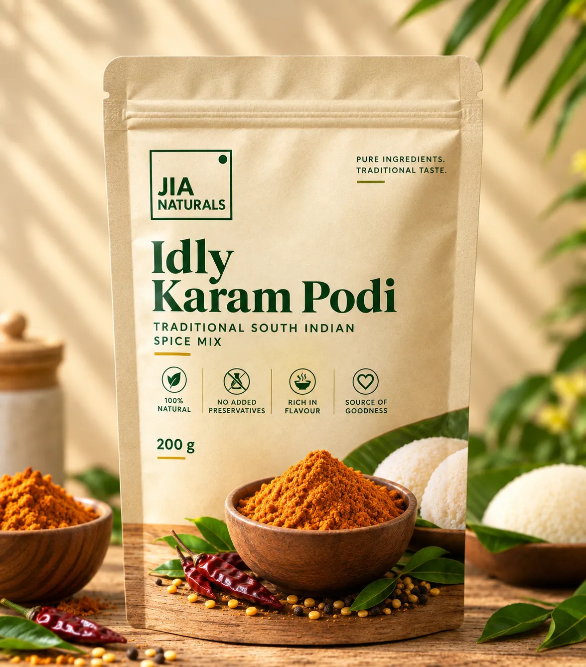 JIA Naturals Idly Karam Podi