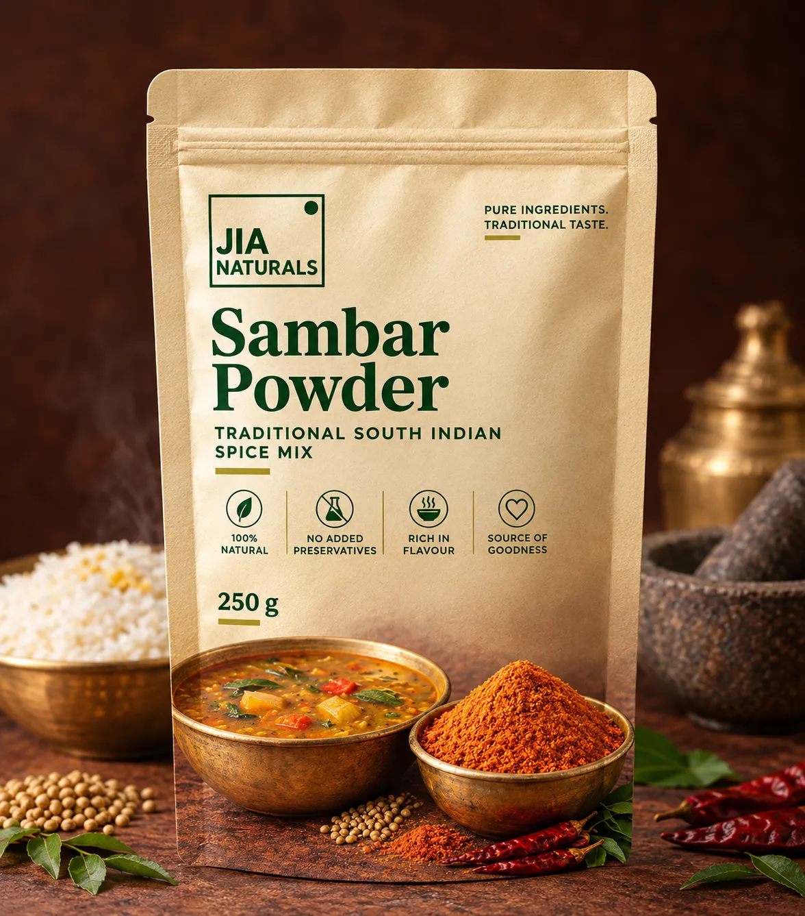 JIA Naturals Sambar Powder