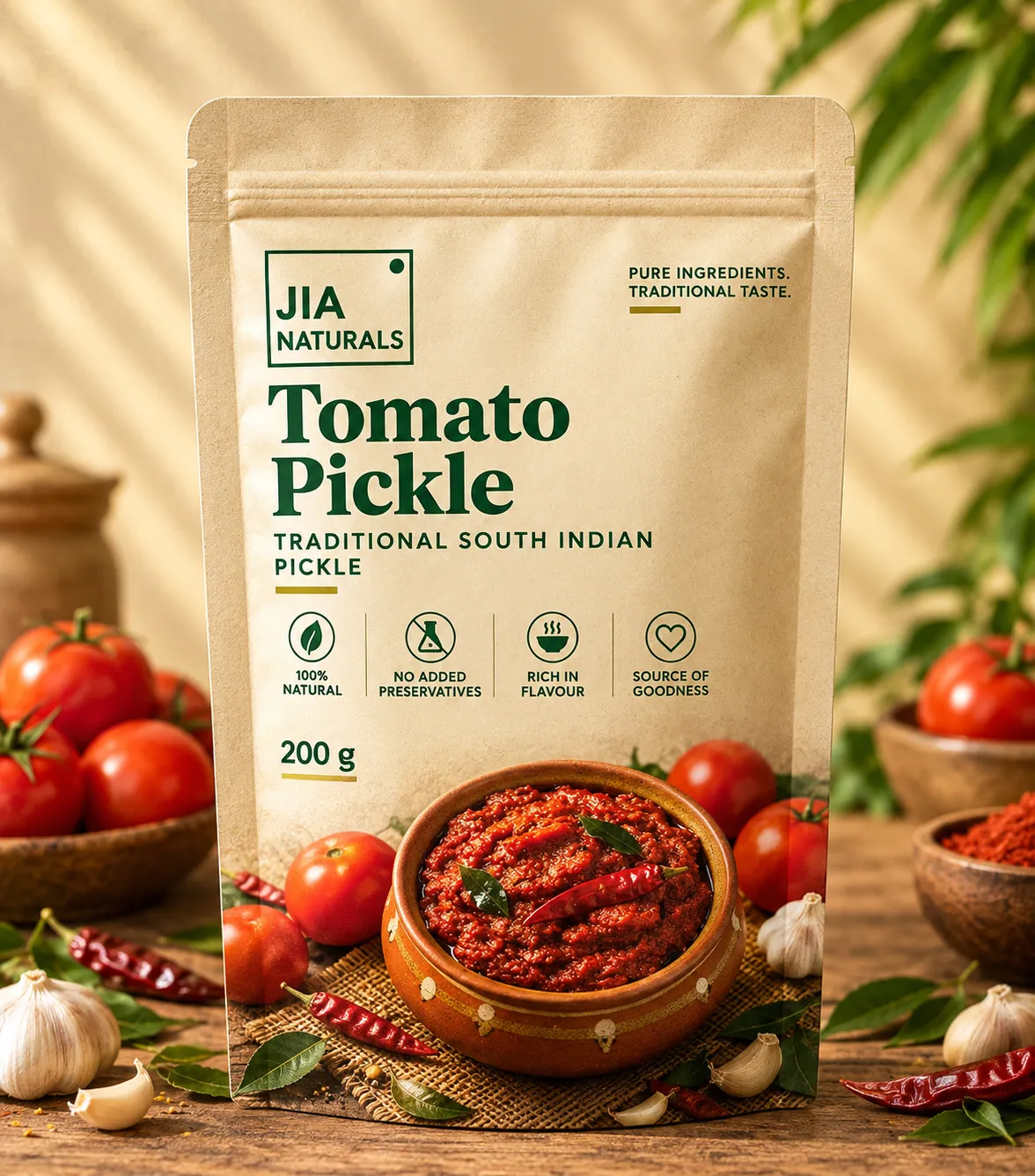 JIA Naturals Tomato Pickle
